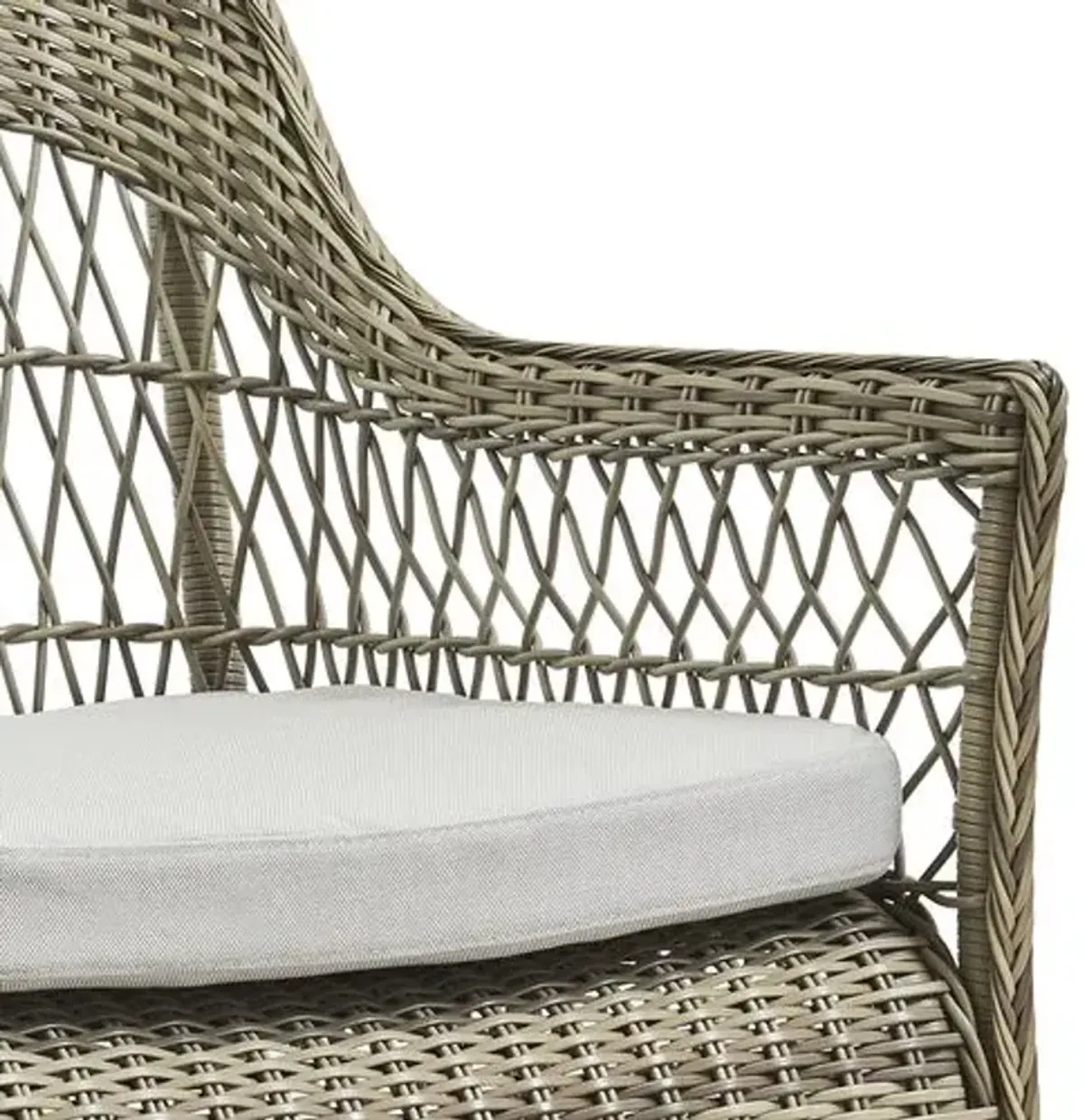 Dawn Outdoor Lounge Chair - Antique/Seagull Grey - Sika Design - Brown