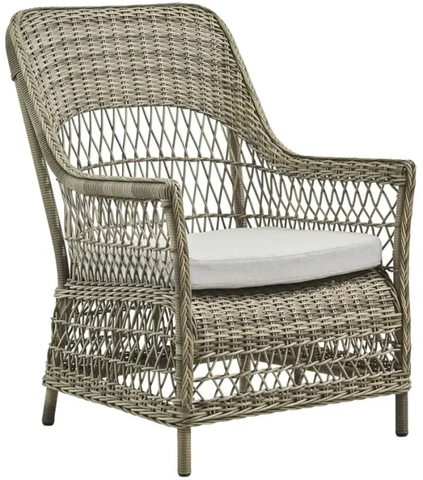 Dawn Outdoor Lounge Chair, Antique/Seagull Grey
