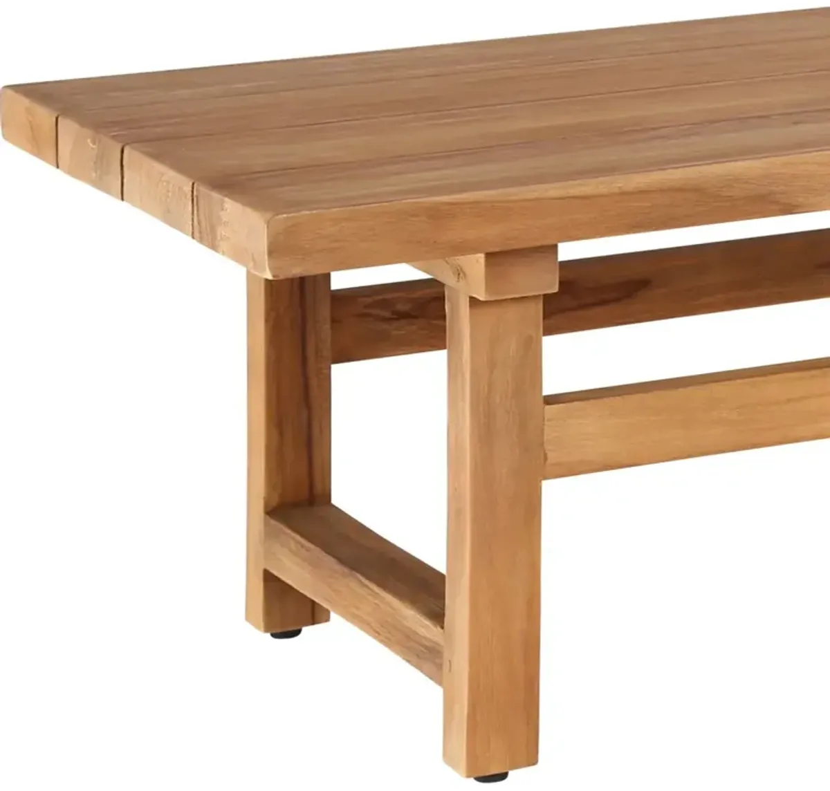Julian Outdoor Coffee Table, Brown