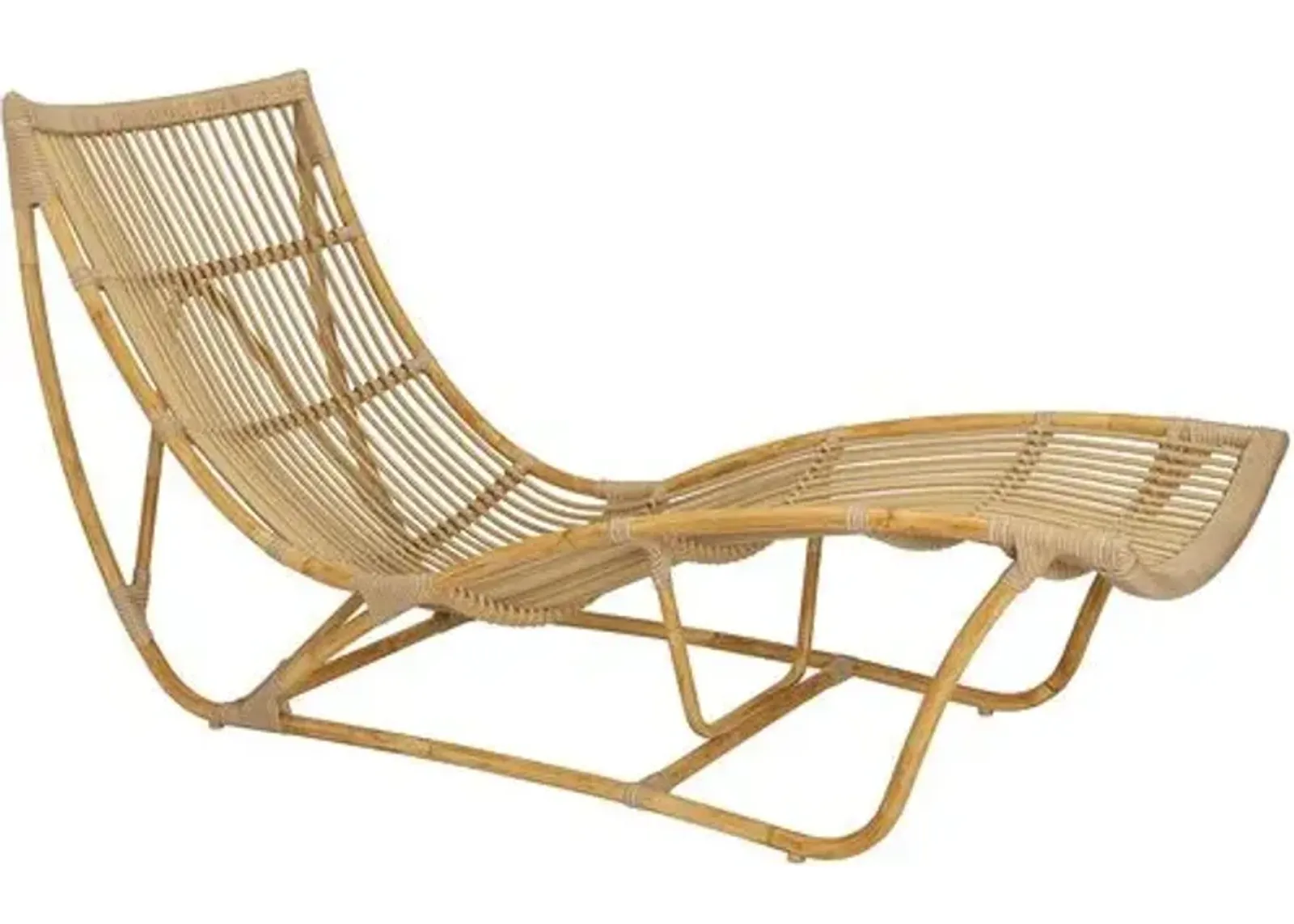 Michelangelo Outdoor Chaise Lounge - Natural - Sika Design - Brown - Comfortable, Sturdy, Stylish