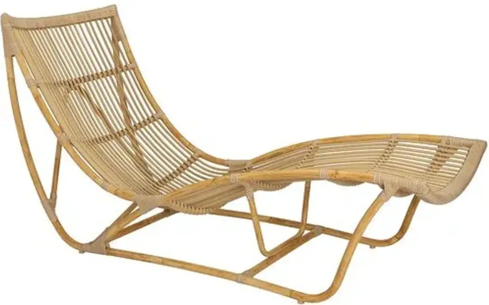 Michelangelo Outdoor Chaise Lounge - Natural - Sika Design - Brown - Comfortable, Sturdy, Stylish