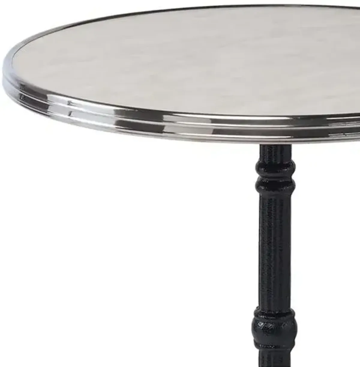 Parisian Outdoor Faux Marble Bistro Table - Sika Design - Black