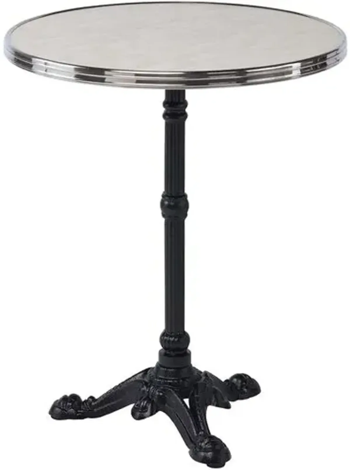 Parisian Outdoor Faux Marble Bistro Table - Sika Design - Black