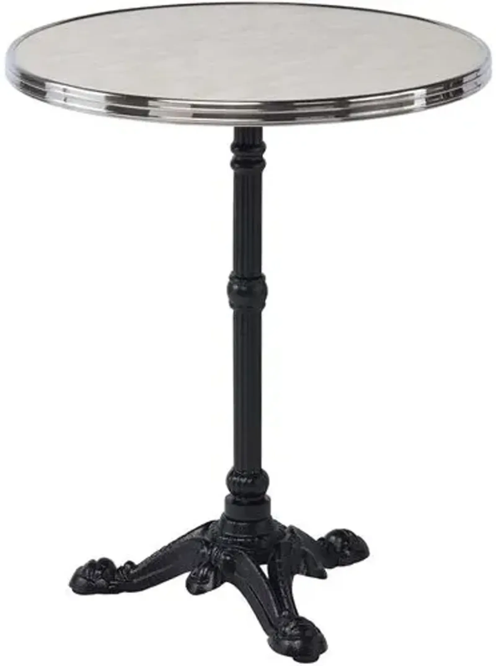 Parisian Outdoor Faux Marble Bistro Table - Sika Design - Black