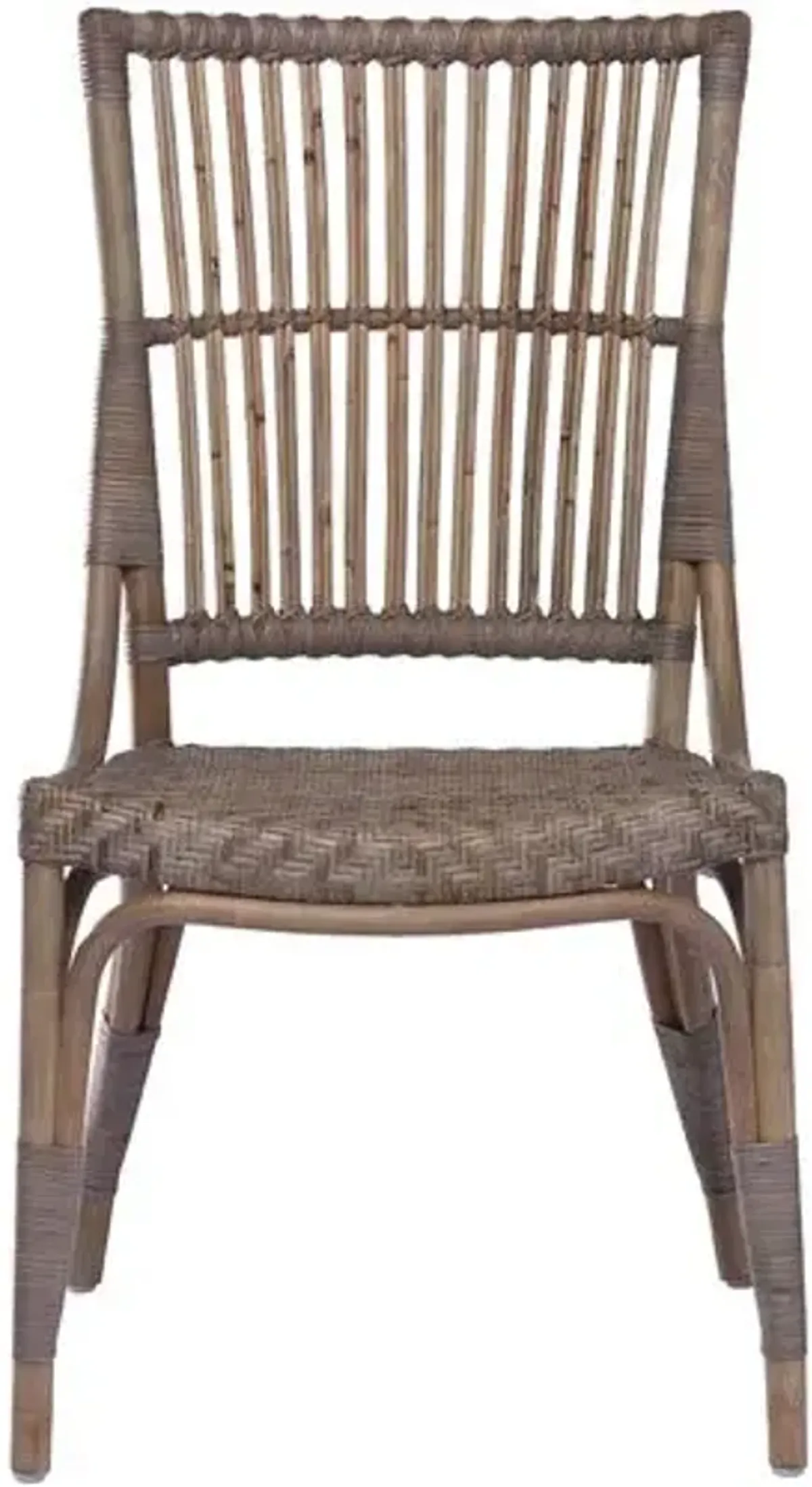 Piano Rattan Dining Chair - Taupe Grey - Sika Design - Brown