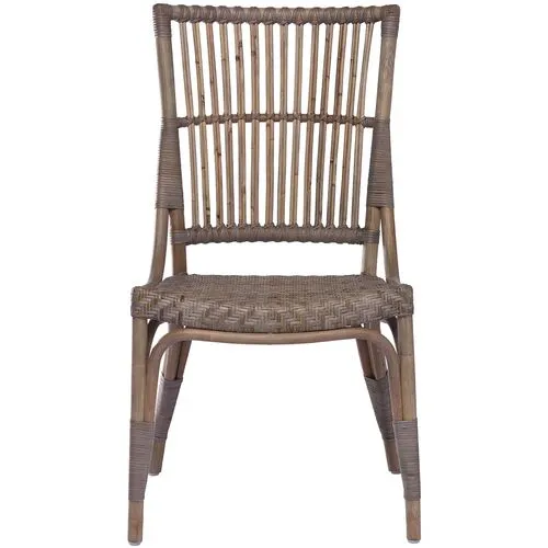 Piano Rattan Dining Chair - Taupe Grey - Sika Design - Brown