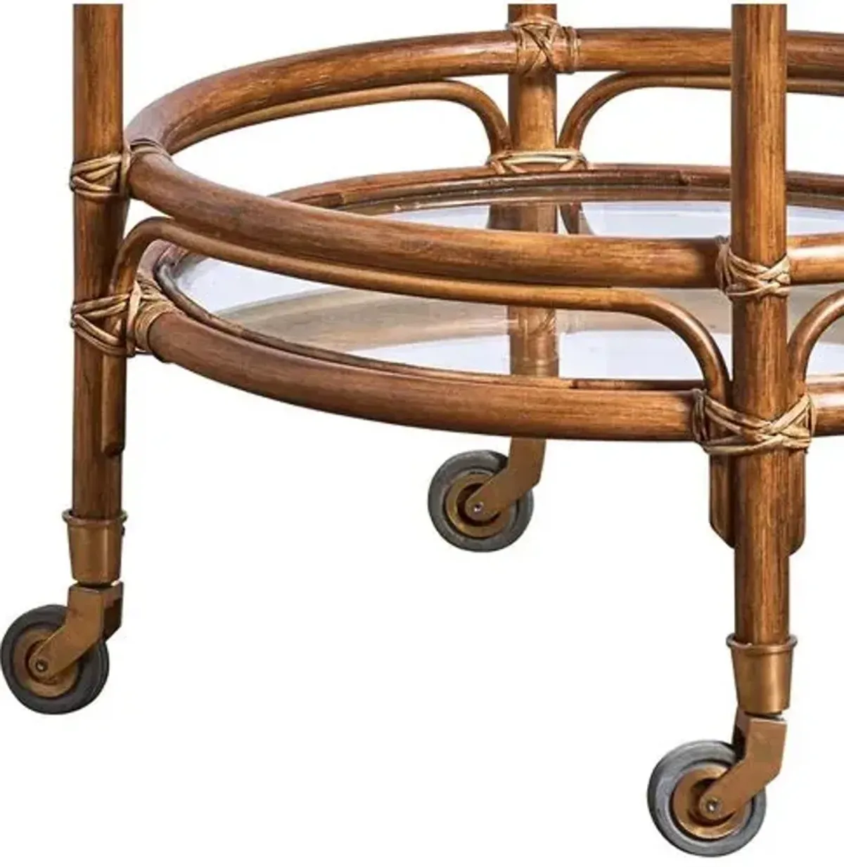 Romeo Rattan Trolley - Sika Design - Brown