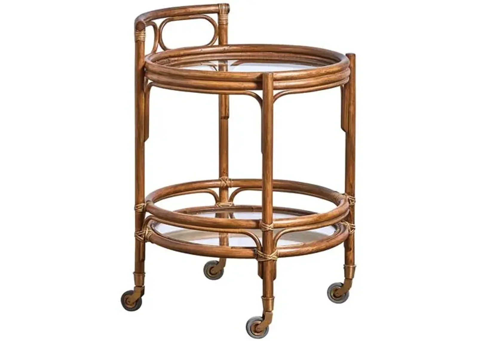 Romeo Rattan Trolley - Sika Design - Brown