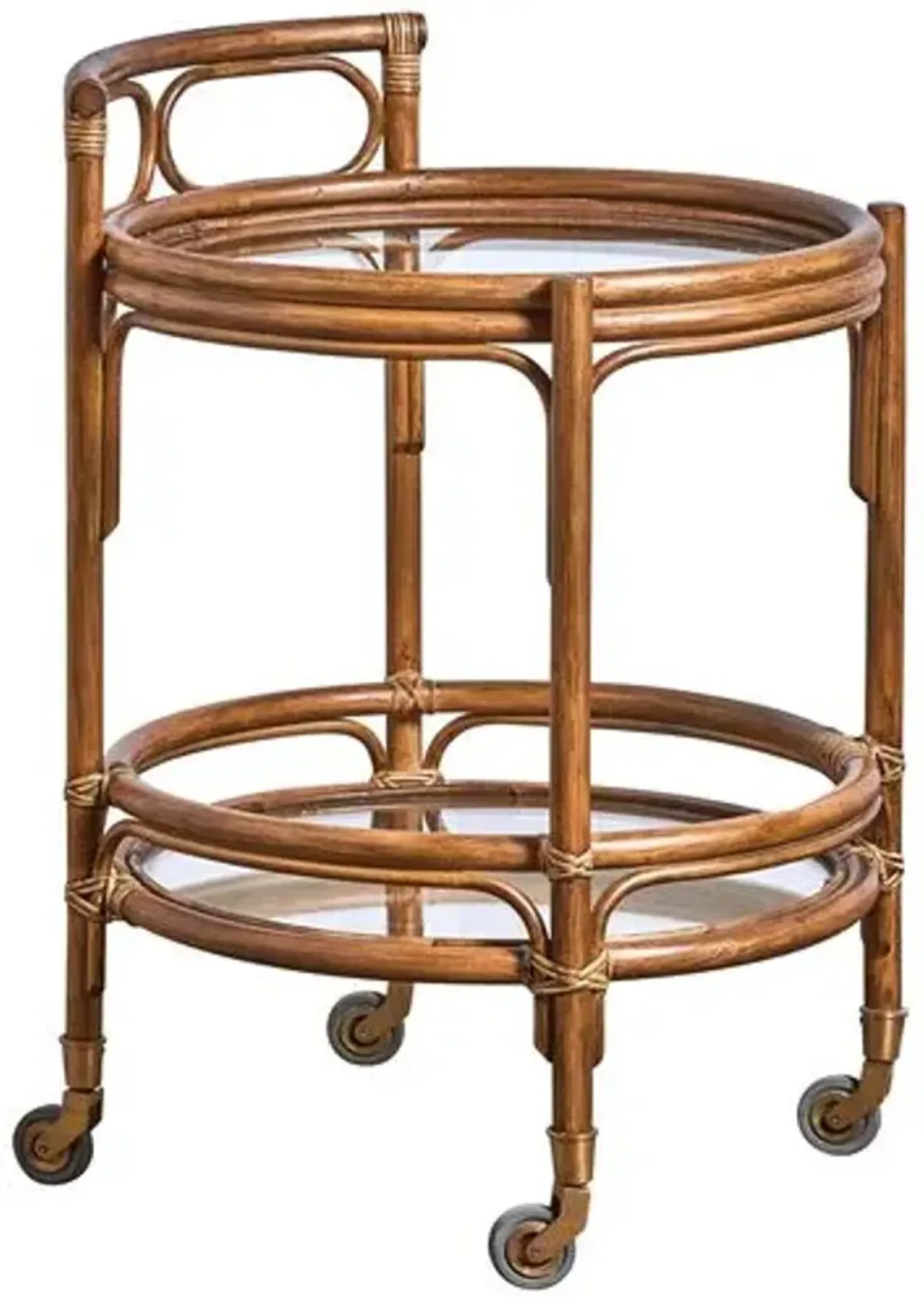 Romeo Rattan Trolley - Sika Design - Brown