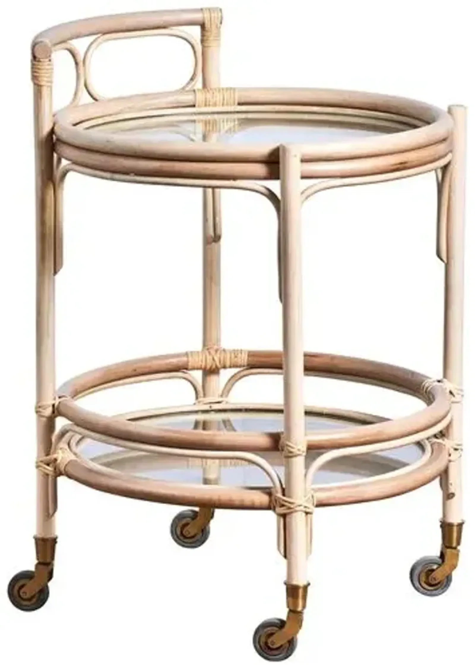 Romeo Rattan Trolley - Sika Design - Brown