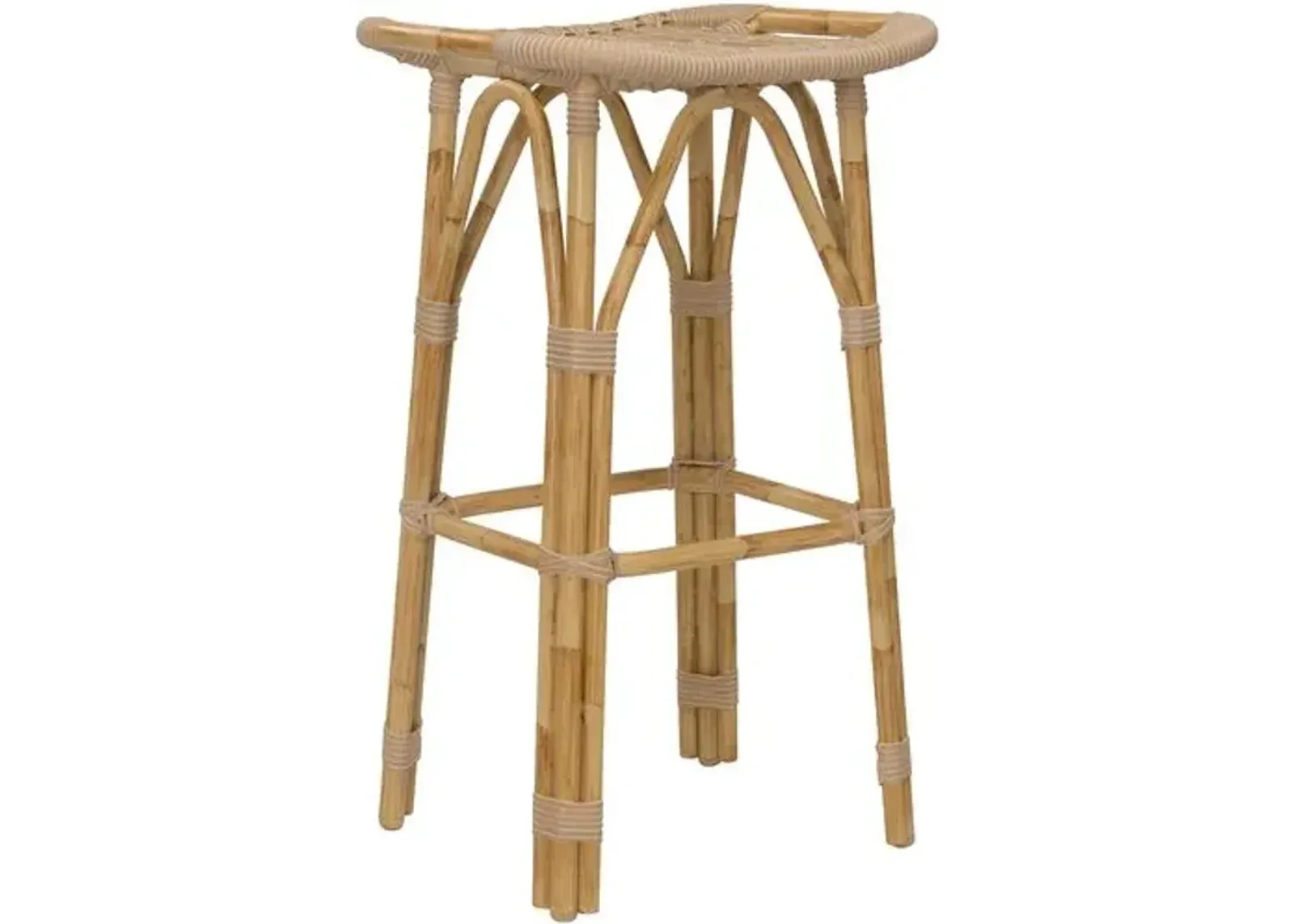 Salsa Outdoor Barstool - Natural - Sika Design - Brown