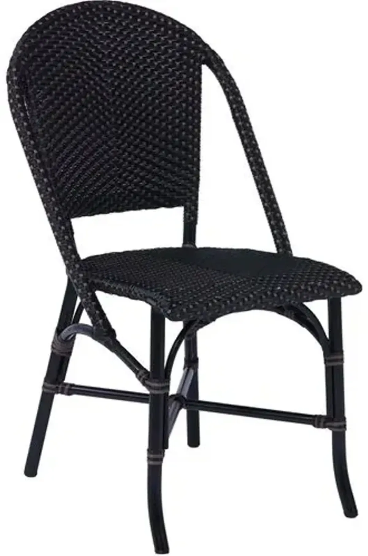 Sofie Outdoor Bistro Chair - Black/Brown - Sika Design