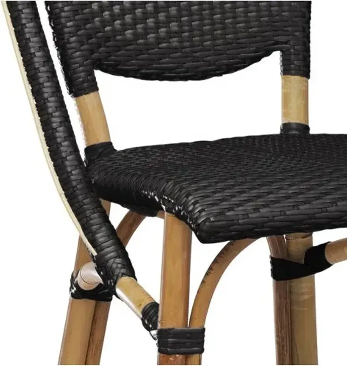 Sofie Rattan Barstool - Black - Sika Design - Handcrafted