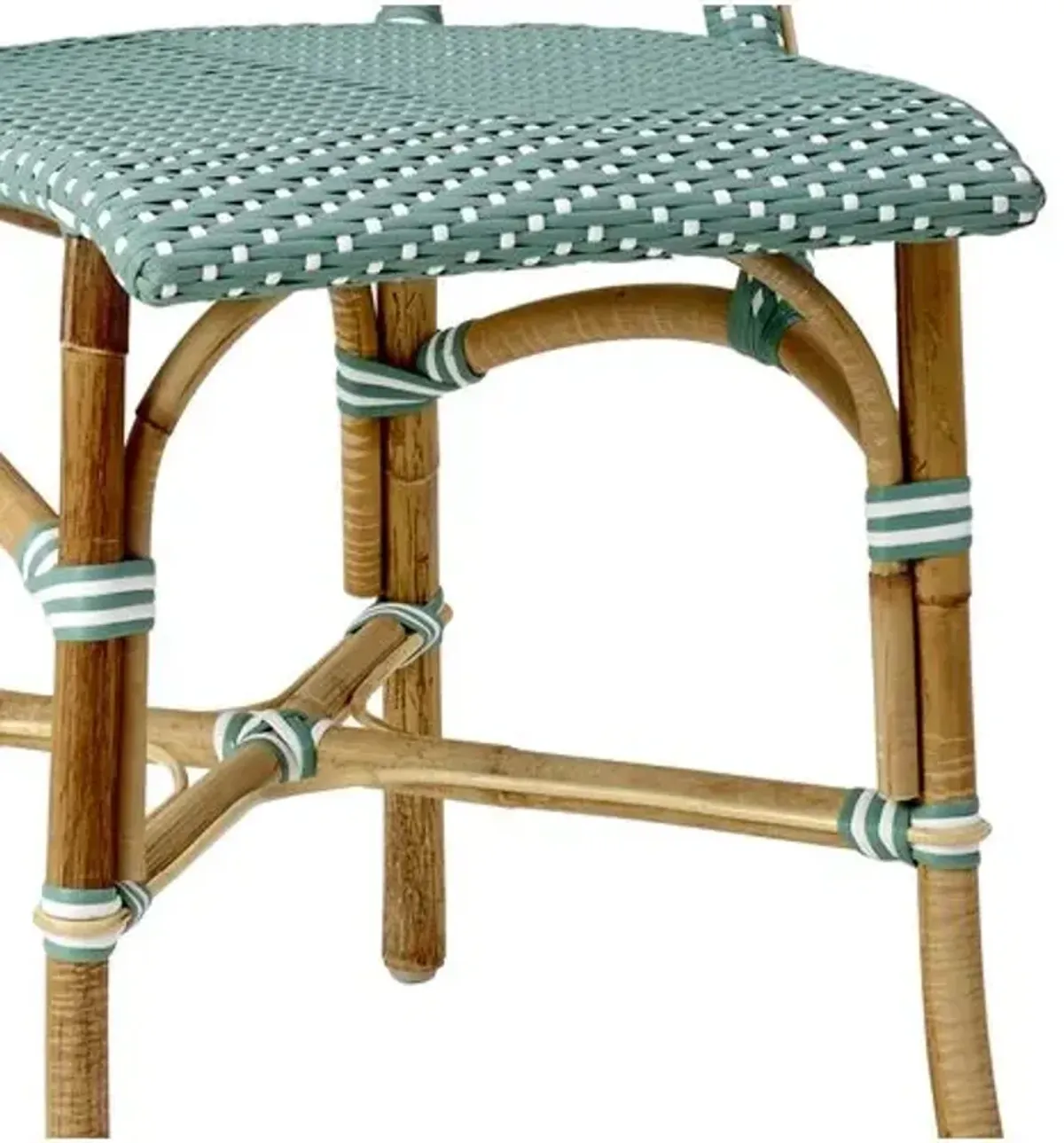 Sofie Rattan Side Chair - Green - Sika Design