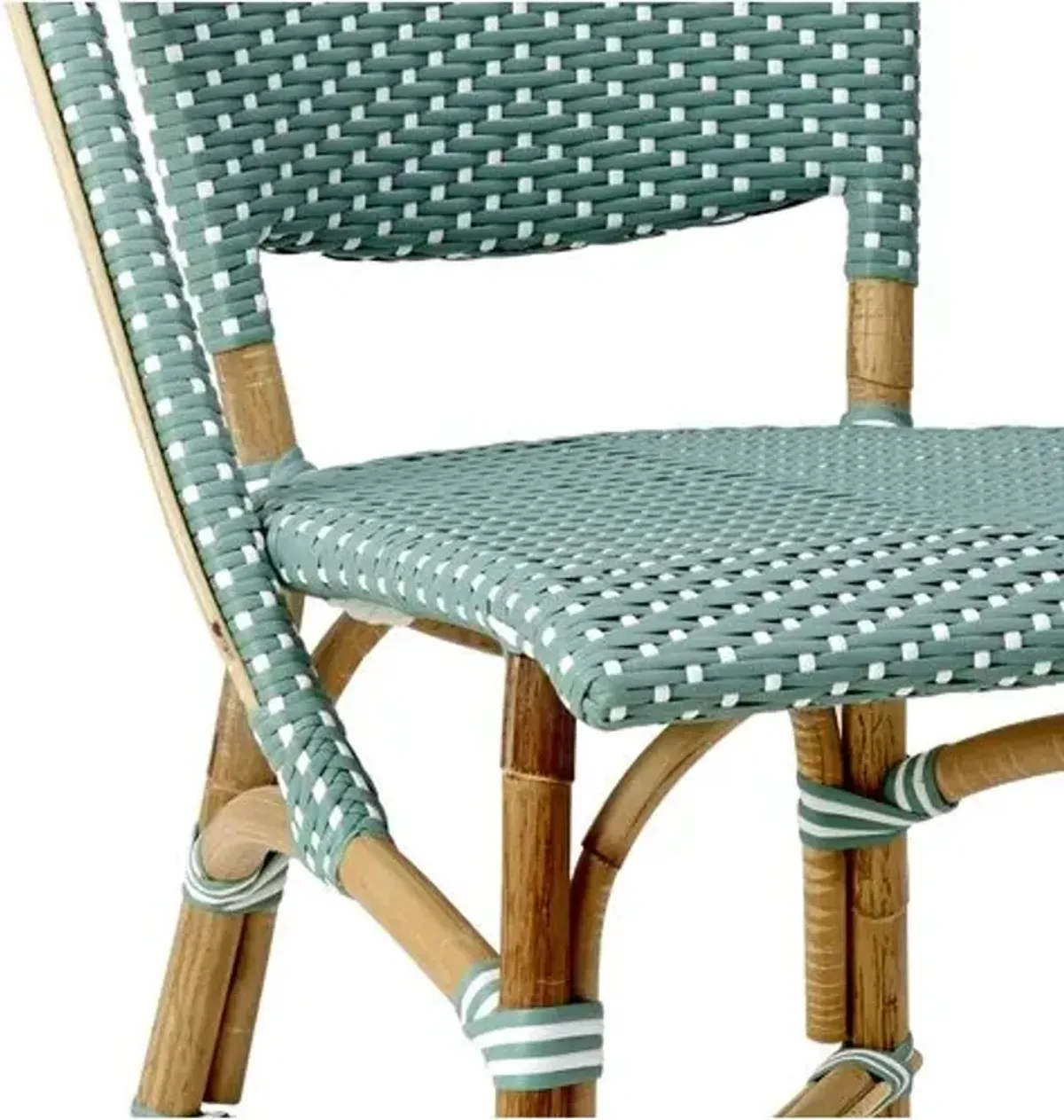 Sofie Rattan Side Chair - Green - Sika Design