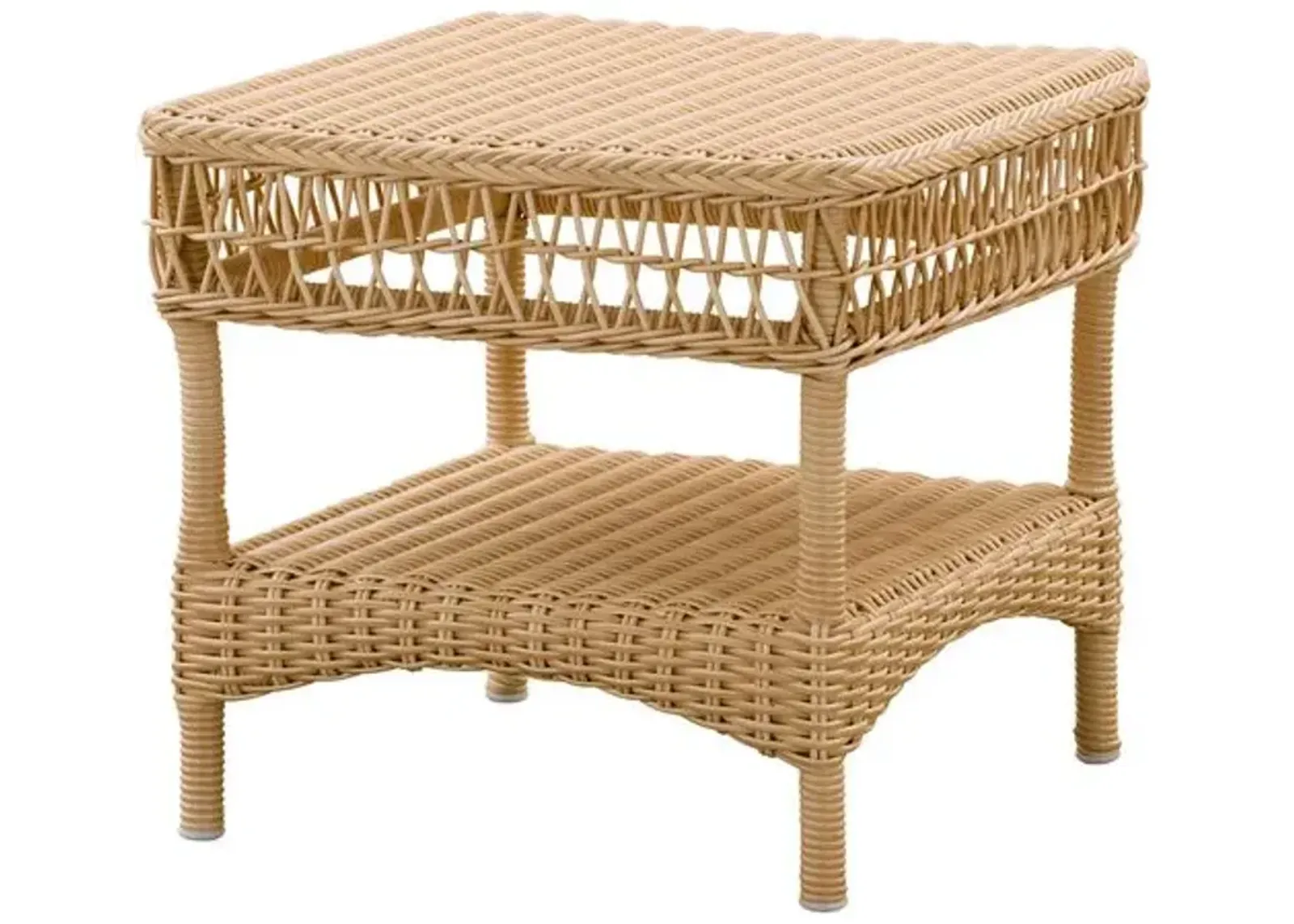 Suzy Outdoor Wicker Side Table - Natural - Sika Design - Brown