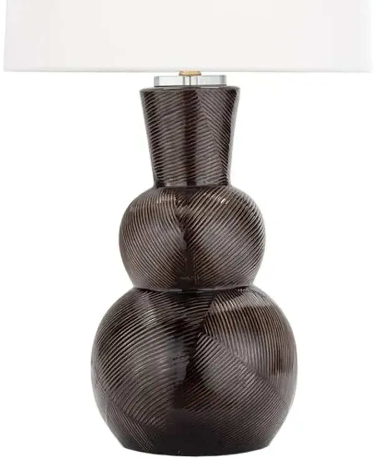 Hugo Ceramic Table Lamp - Black - Regina Andrew