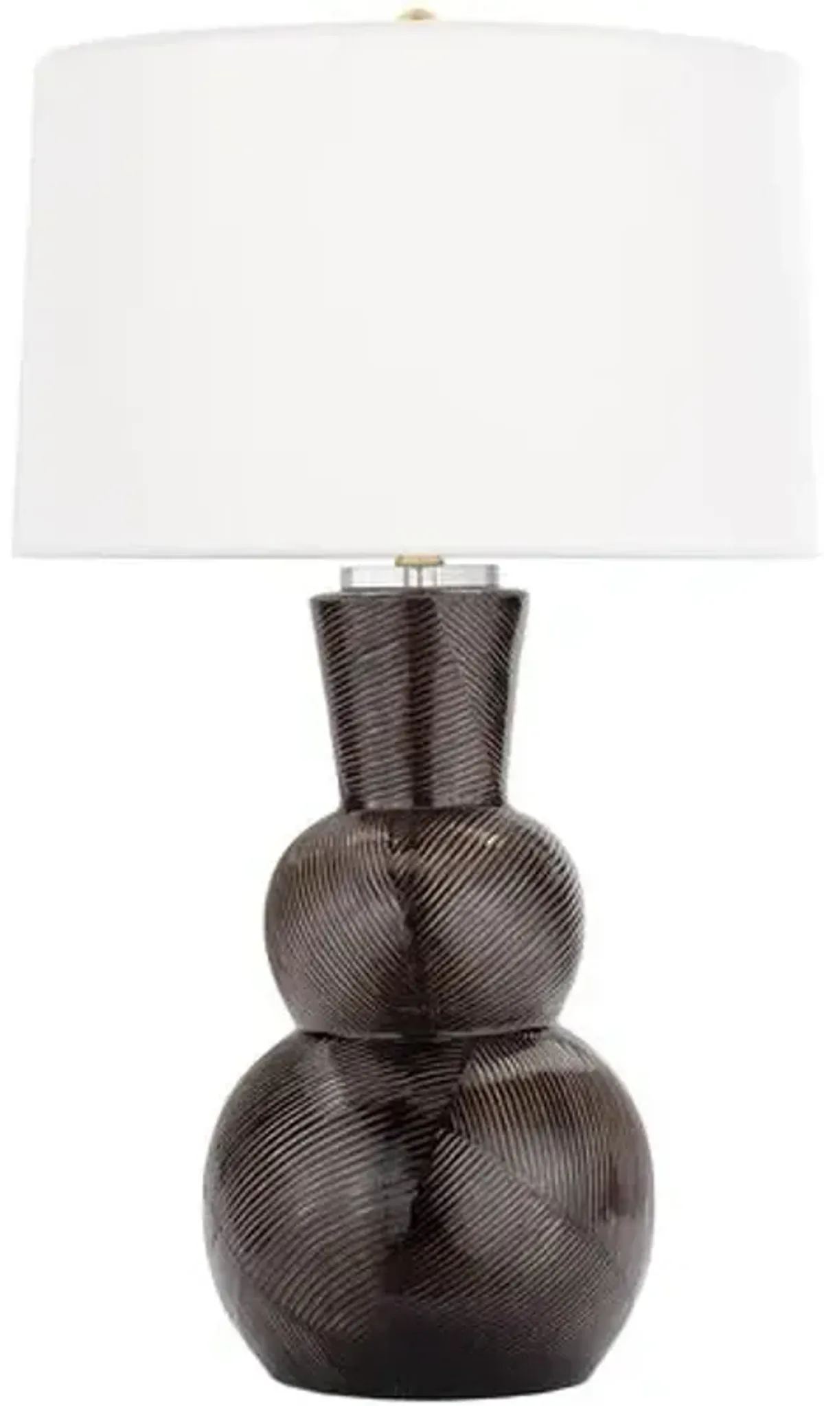 Hugo Ceramic Table Lamp - Black - Regina Andrew