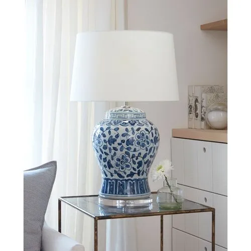 Southern Living Royal Ceramic Table Lamp - Blue - Regina Andrew