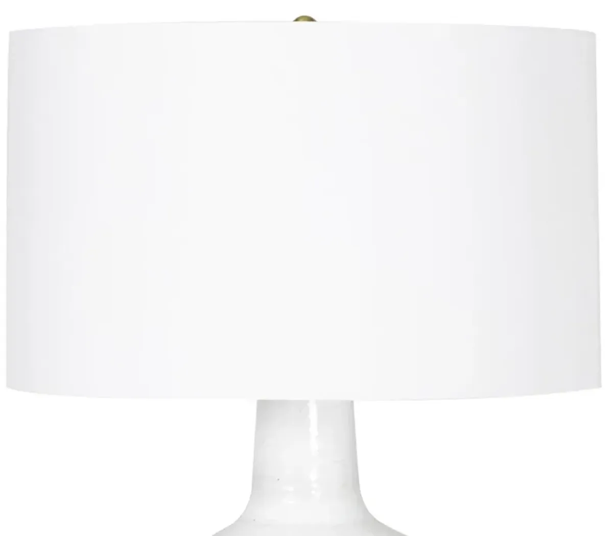 Clemente Ceramic Table Lamp - White - Regina Andrew