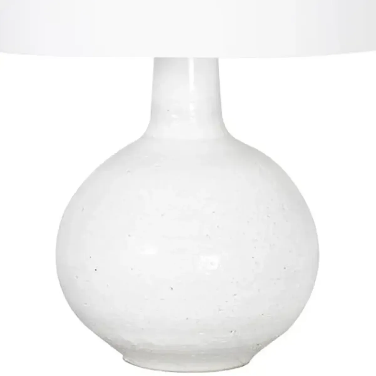 Clemente Ceramic Table Lamp - White - Regina Andrew