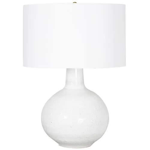 Clemente Ceramic Table Lamp - White - Regina Andrew