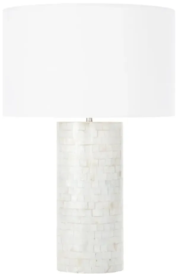Heavenly Mother of Pearl Table Lamp - White - Regina Andrew - Multi