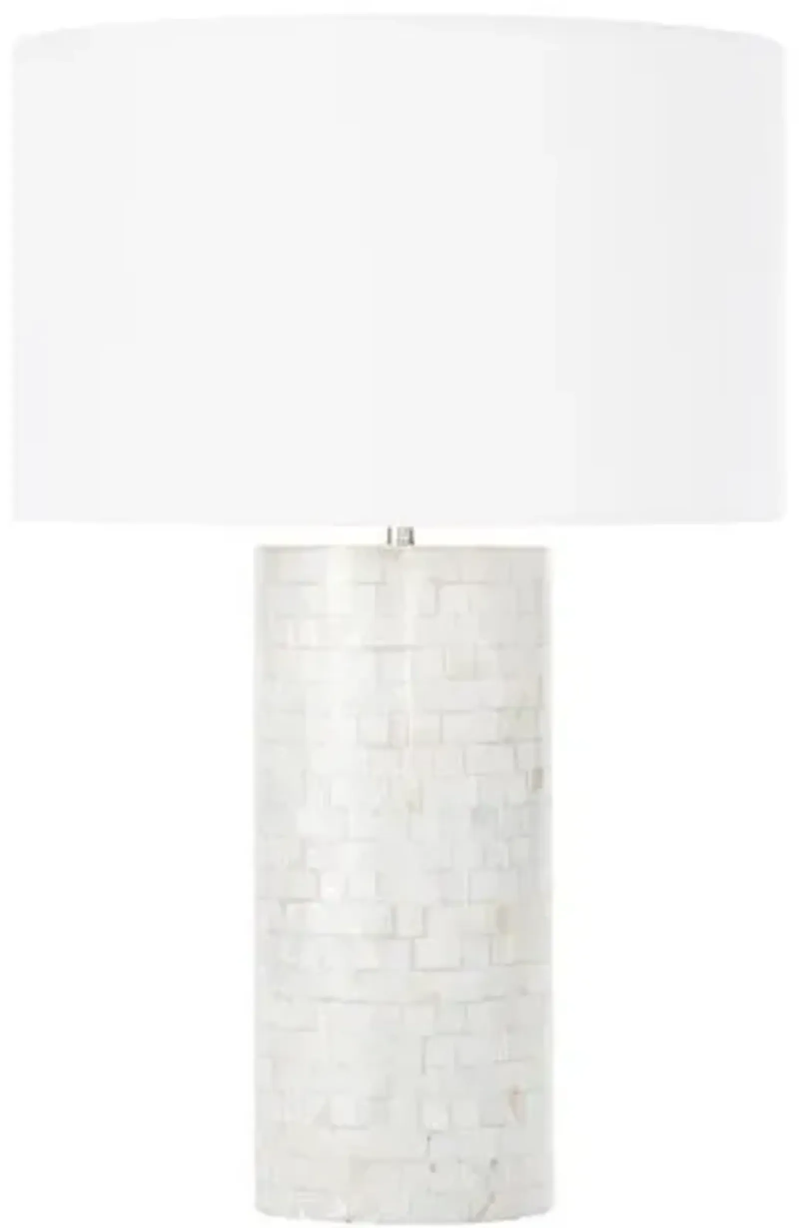 Coastal Living Heavenly Mother of Pearl Table Lamp - White - Regina Andrew - Multi