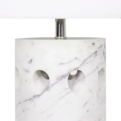 Odin Marble Table Lamp - White - Regina Andrew