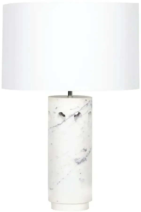 Odin Marble Table Lamp - White - Regina Andrew