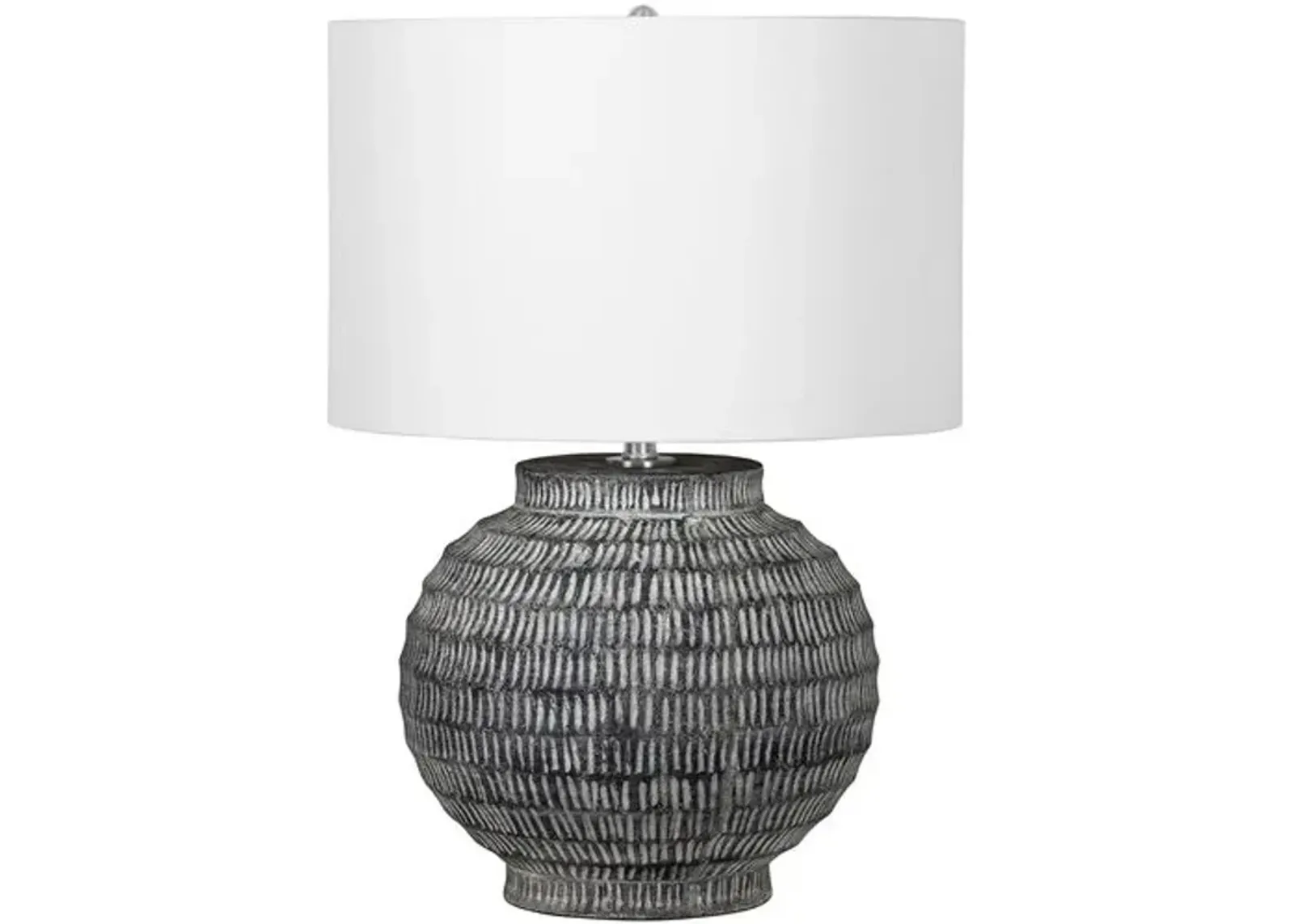 Adobe Ceramic Table Lamp - Brown - Regina Andrew