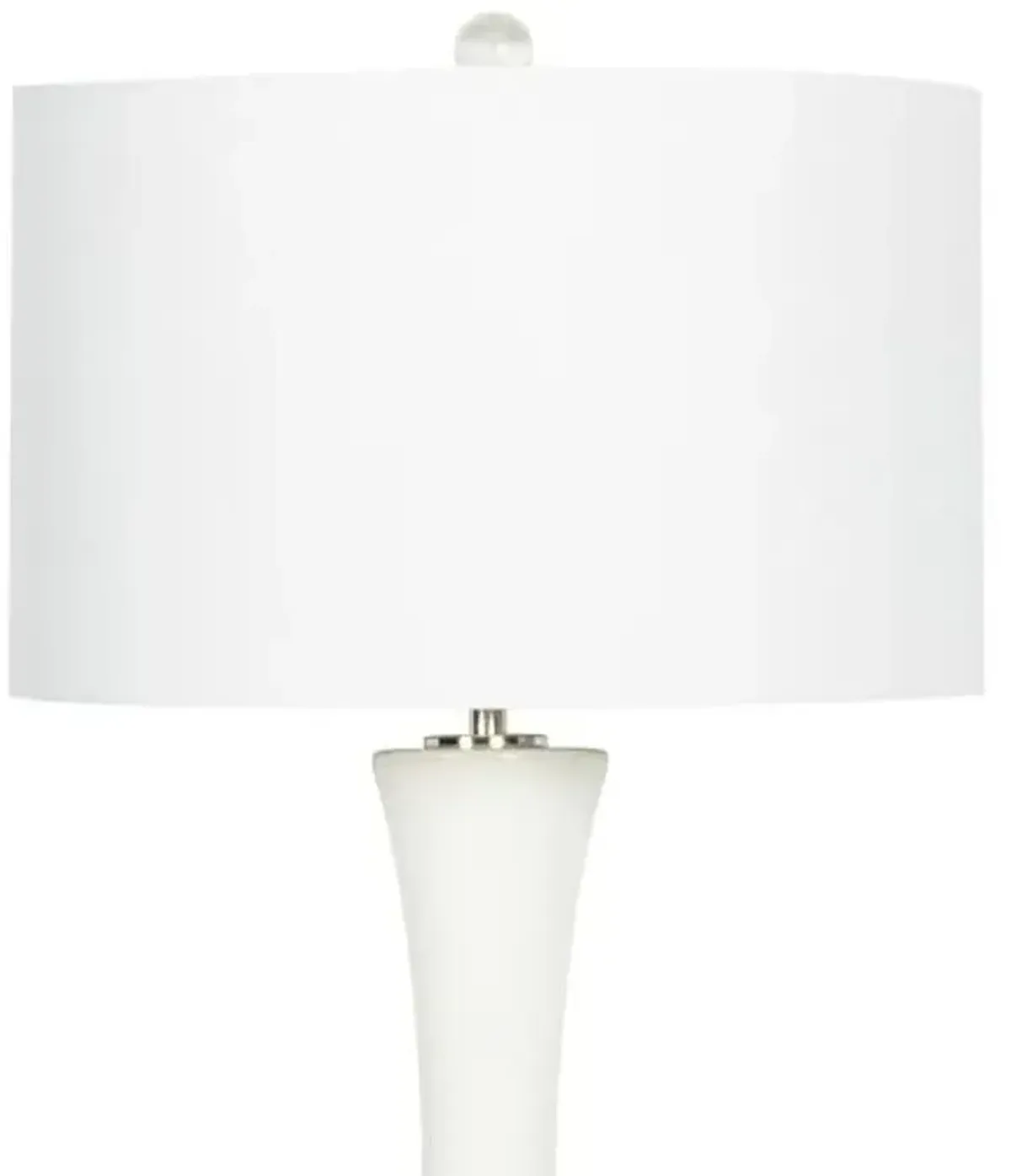 Lydia Ceramic Table Lamp - White - Regina Andrew