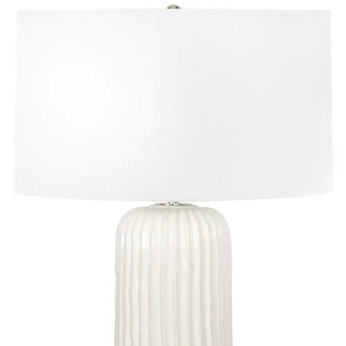 Coastal Living Caldon Ceramic Table Lamp - White - Regina Andrew