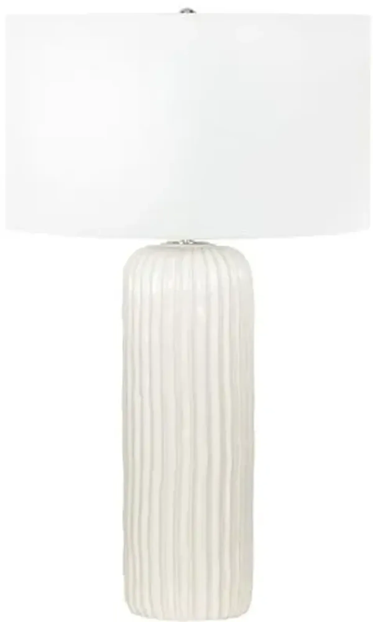 Coastal Living Caldon Ceramic Table Lamp - White - Regina Andrew