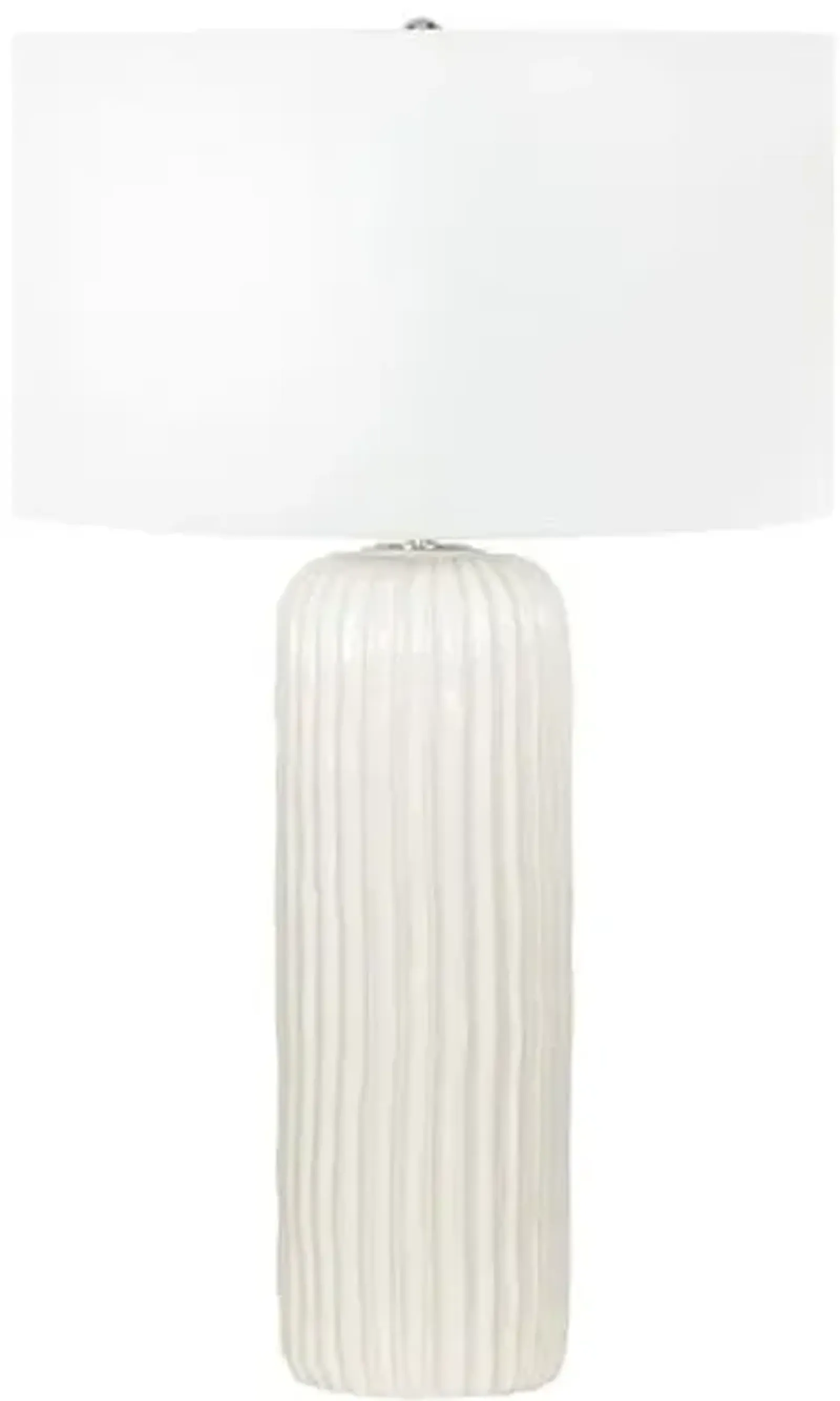 Caldon Ceramic Table Lamp - White - Regina Andrew