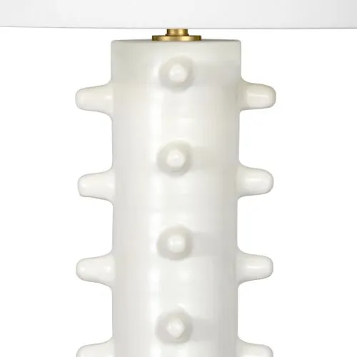 Norway Ceramic Table Lamp - White - Regina Andrew