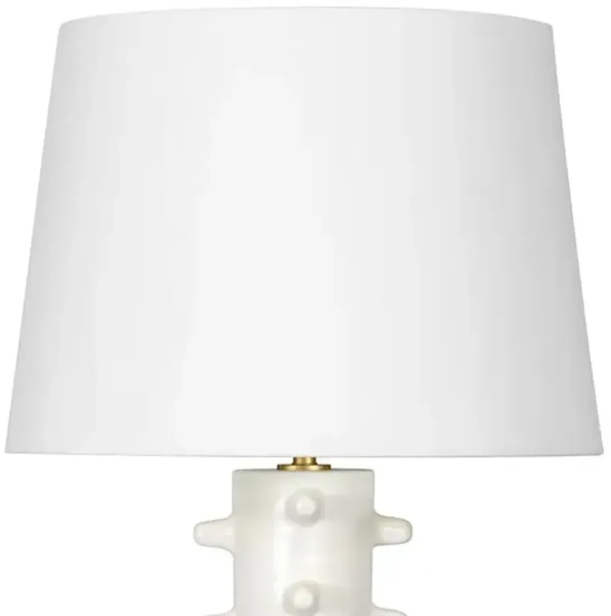 Norway Ceramic Table Lamp - White - Regina Andrew