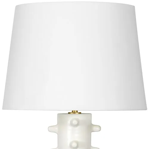 Norway Ceramic Table Lamp - White - Regina Andrew