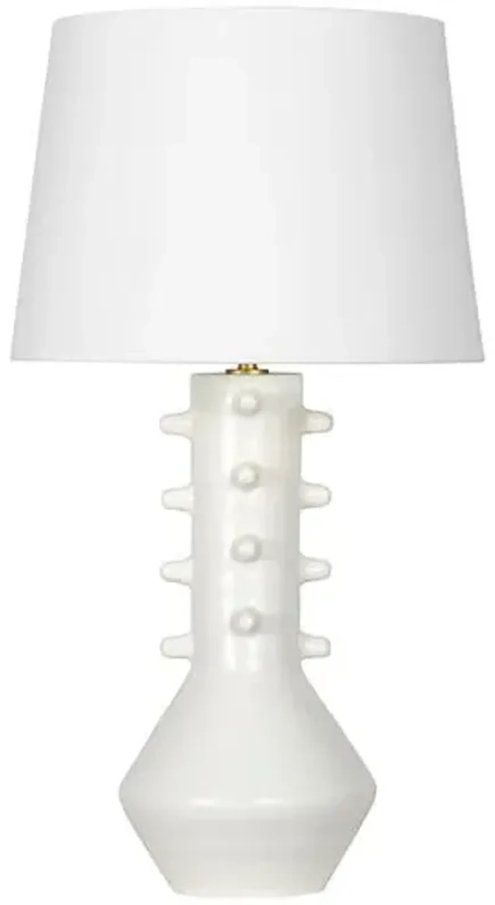 Norway Ceramic Table Lamp - White - Regina Andrew