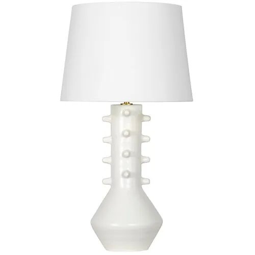 Norway Ceramic Table Lamp - White - Regina Andrew