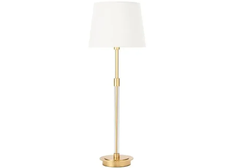 Auburn Crystal Buffet Lamp - Gold Leaf - Regina Andrew