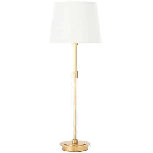 Auburn Crystal Buffet Lamp - Gold Leaf - Regina Andrew