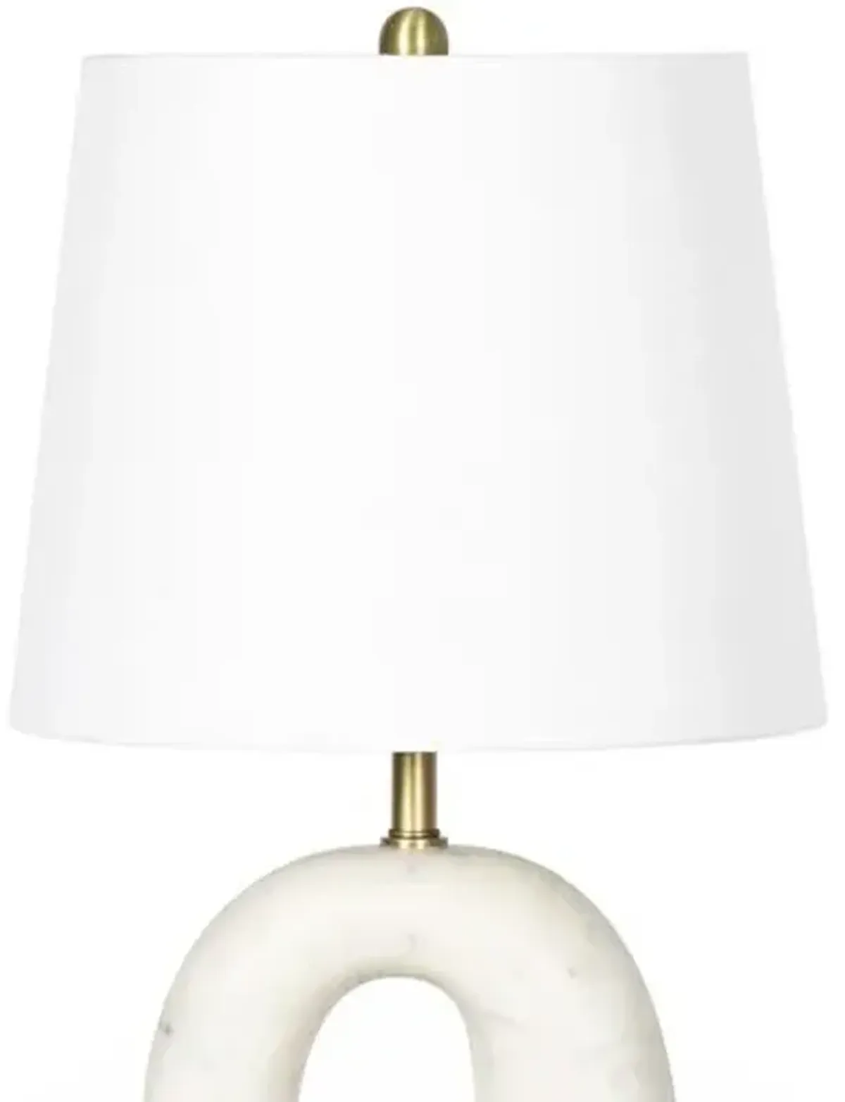 Slinkly Marble Table Lamp - White - Regina Andrew