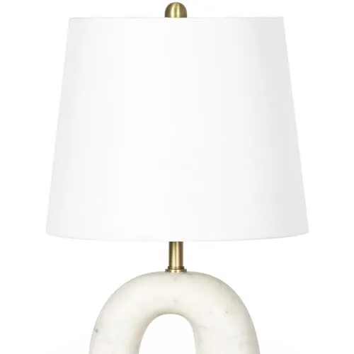 Slinkly Marble Table Lamp - White - Regina Andrew