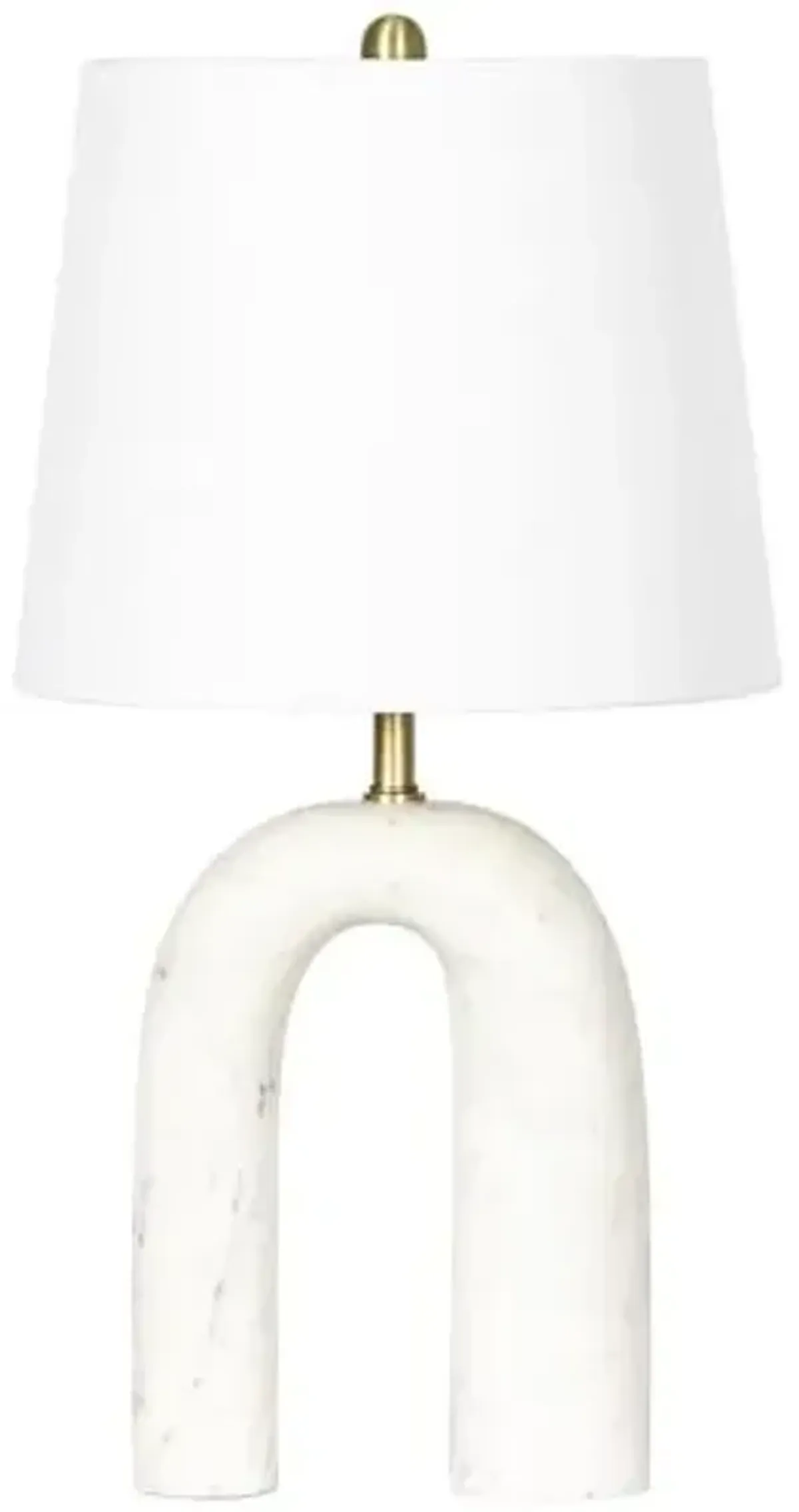 Slinkly Marble Table Lamp - White - Regina Andrew