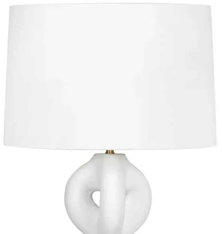 Jacob Metal Table Lamp - White - Regina Andrew