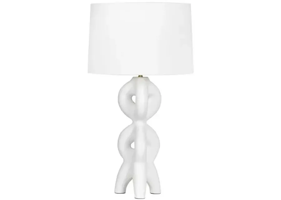 Jacob Metal Table Lamp - White - Regina Andrew