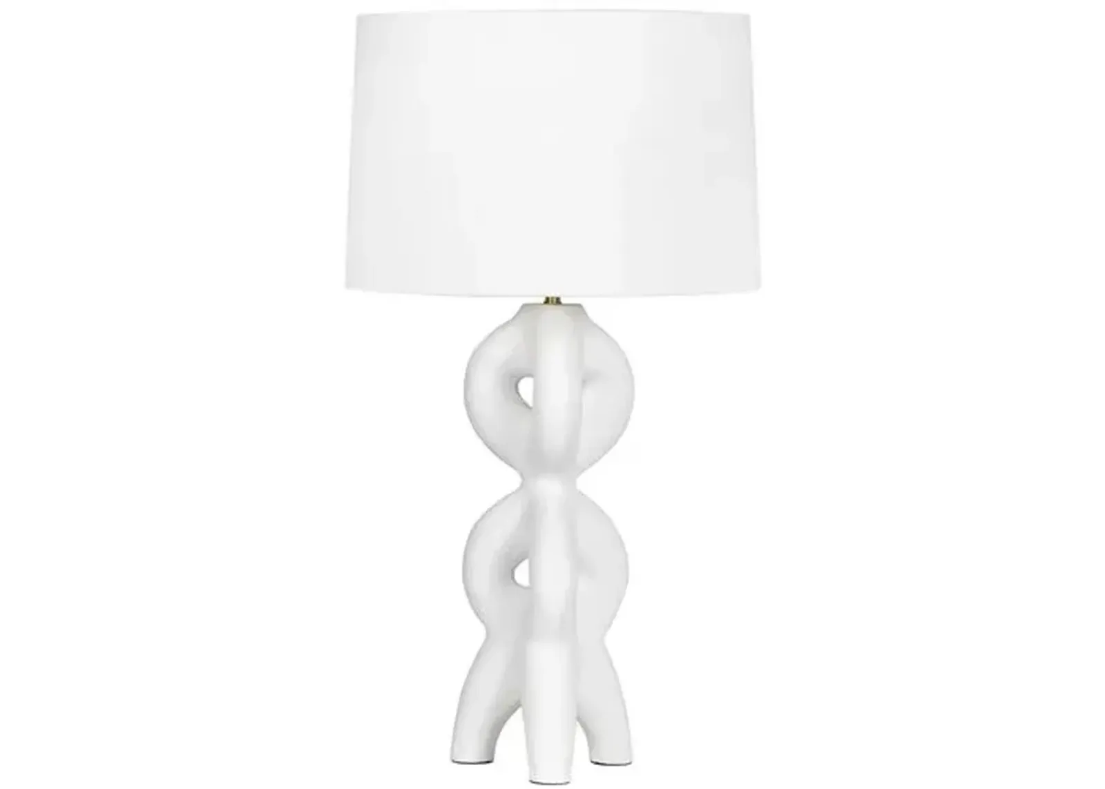 Jacob Metal Table Lamp - White - Regina Andrew