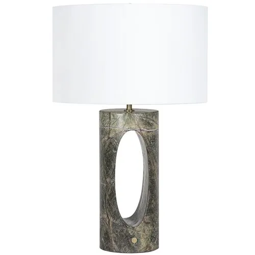 Portia Marble Table Lamp - Regina Andrew - Green