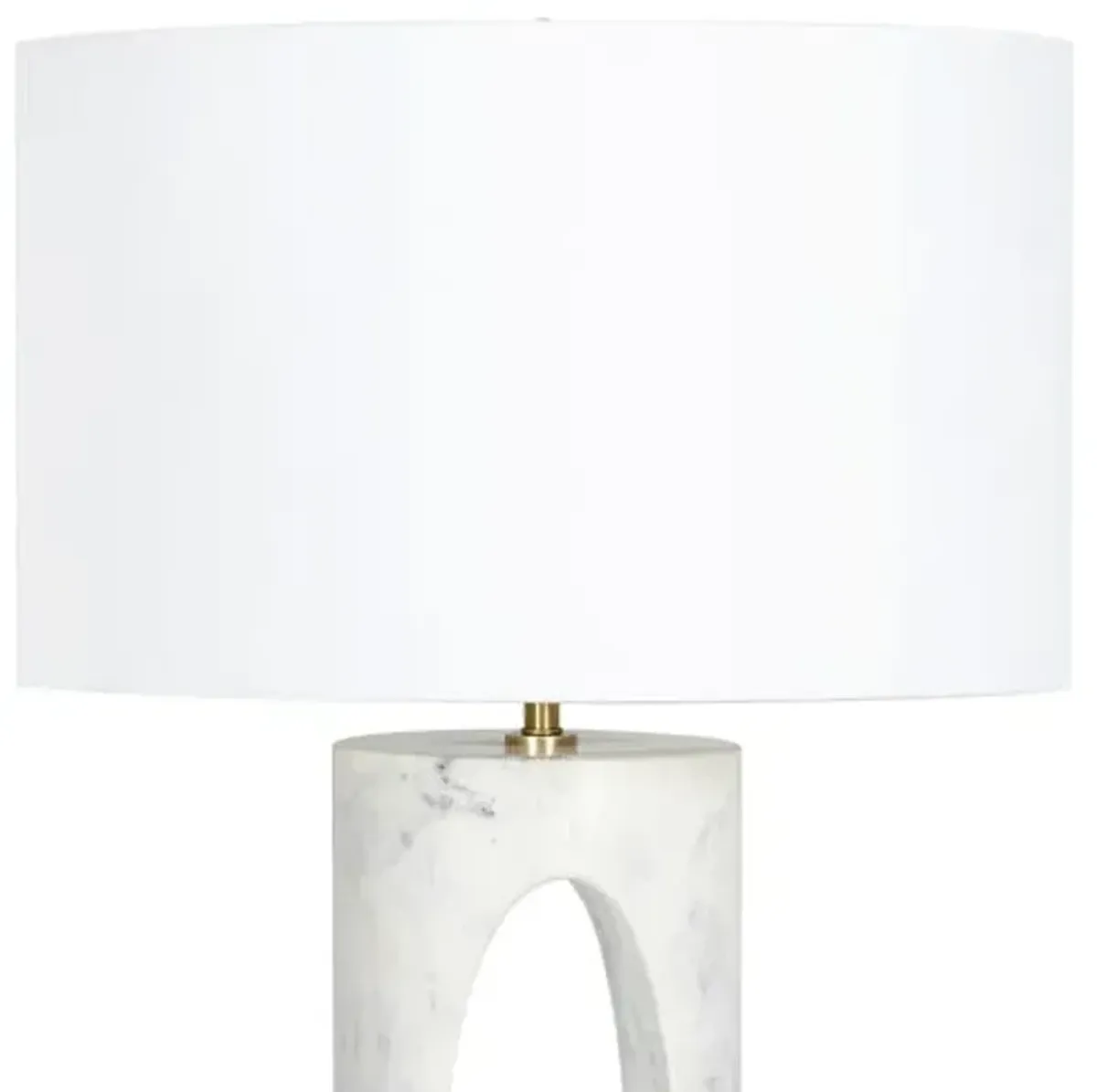 Portia Marble Table Lamp - Regina Andrew - White